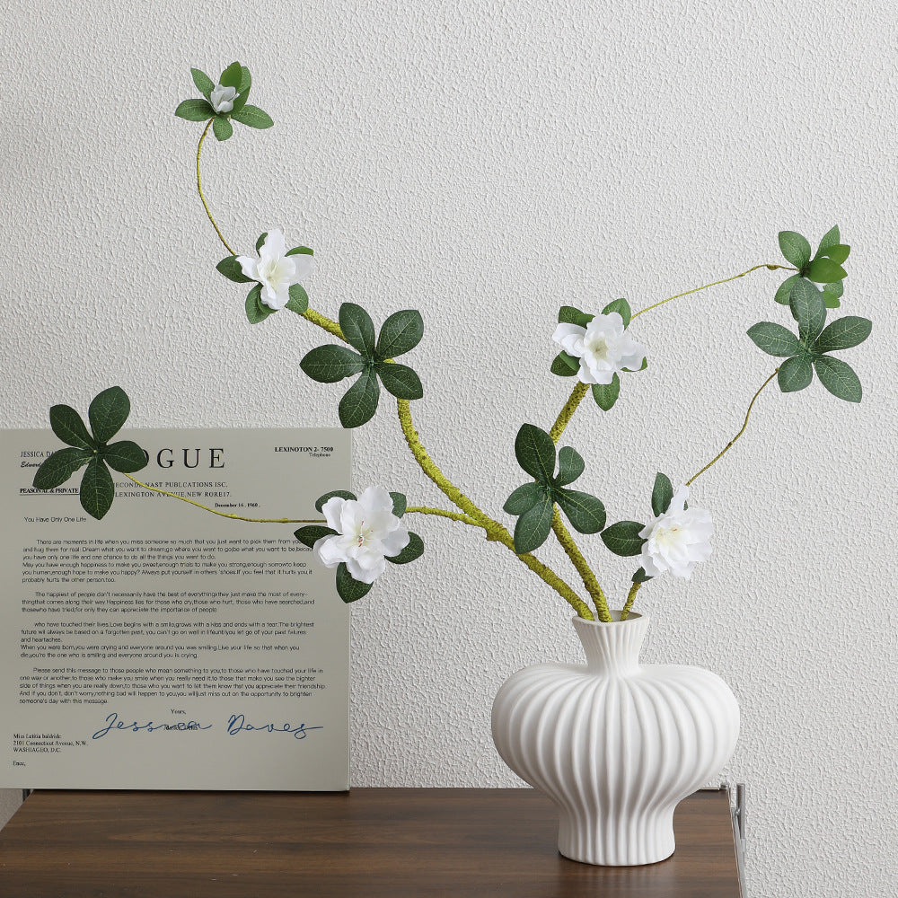 Elegant Artificial Flower Branch with Realistic Blooms and Leaves | High & Bury