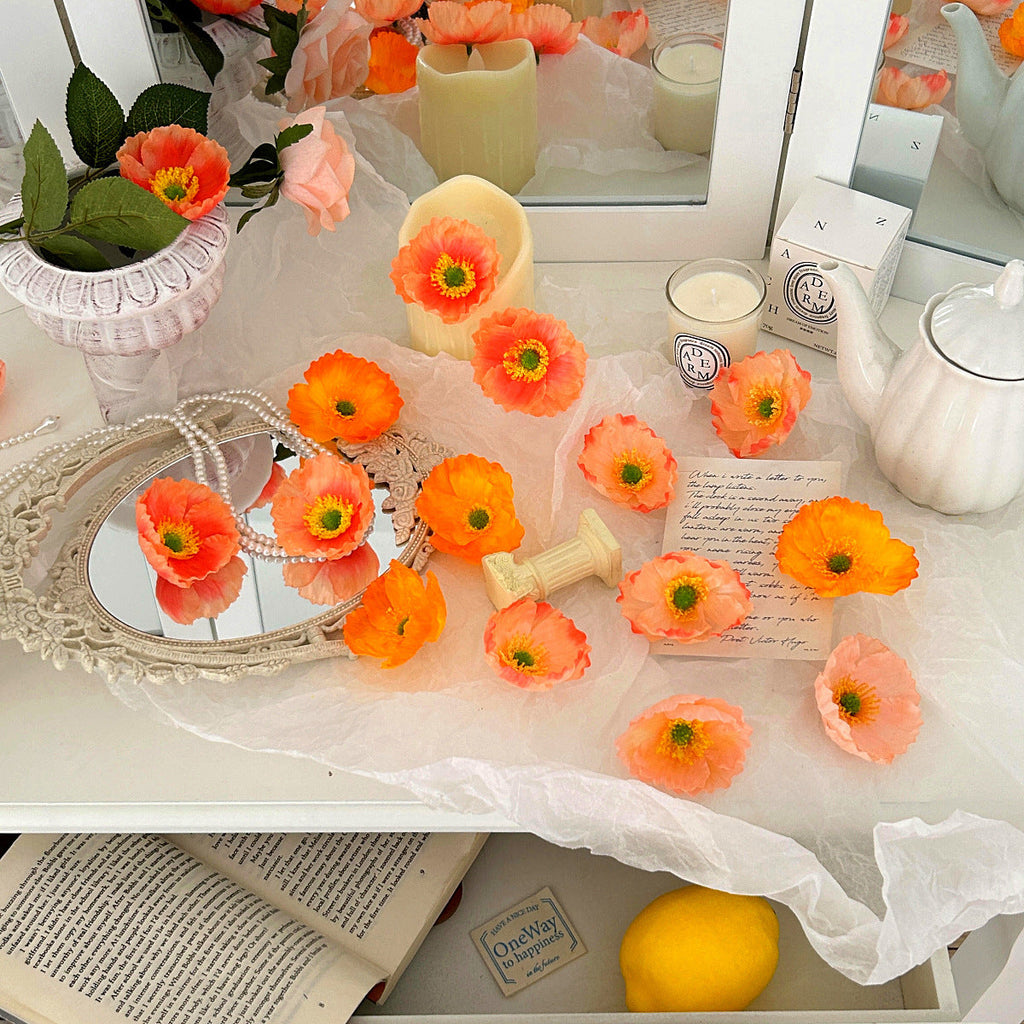 Elegant Artificial Flower with Intricate Center Detail | High & Bury