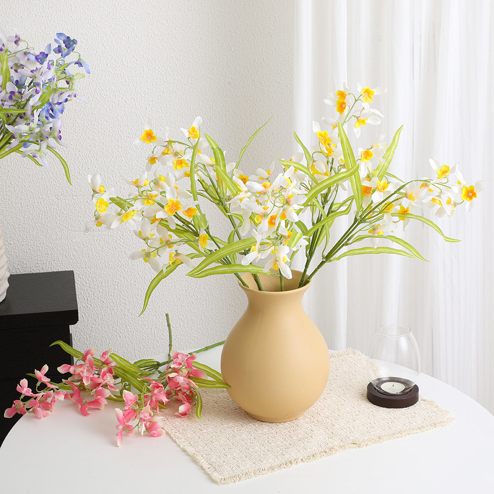 Elegant Artificial Orchid Bouquet | High & Bury