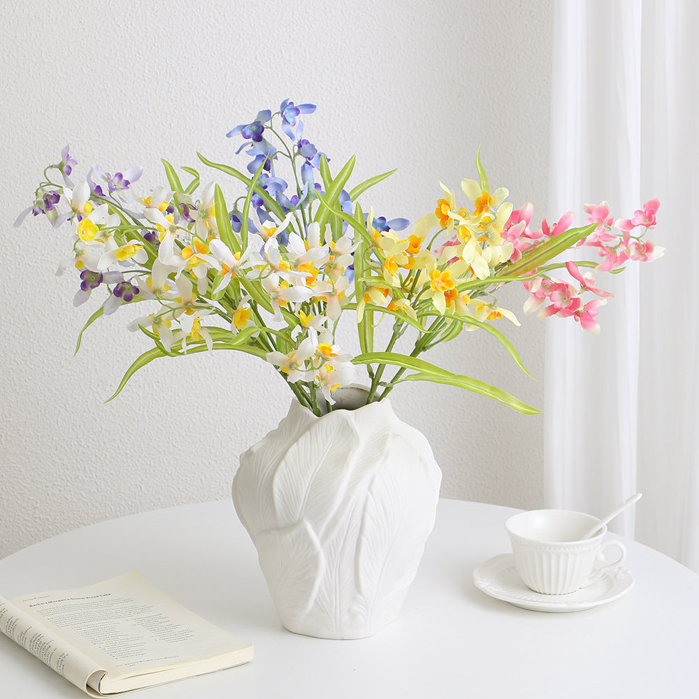 Elegant Artificial Orchid Bouquet | High & Bury