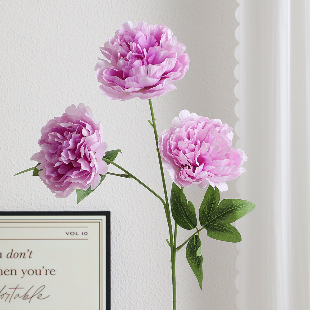 Elegant Artificial Peony Bouquet | High & Bury