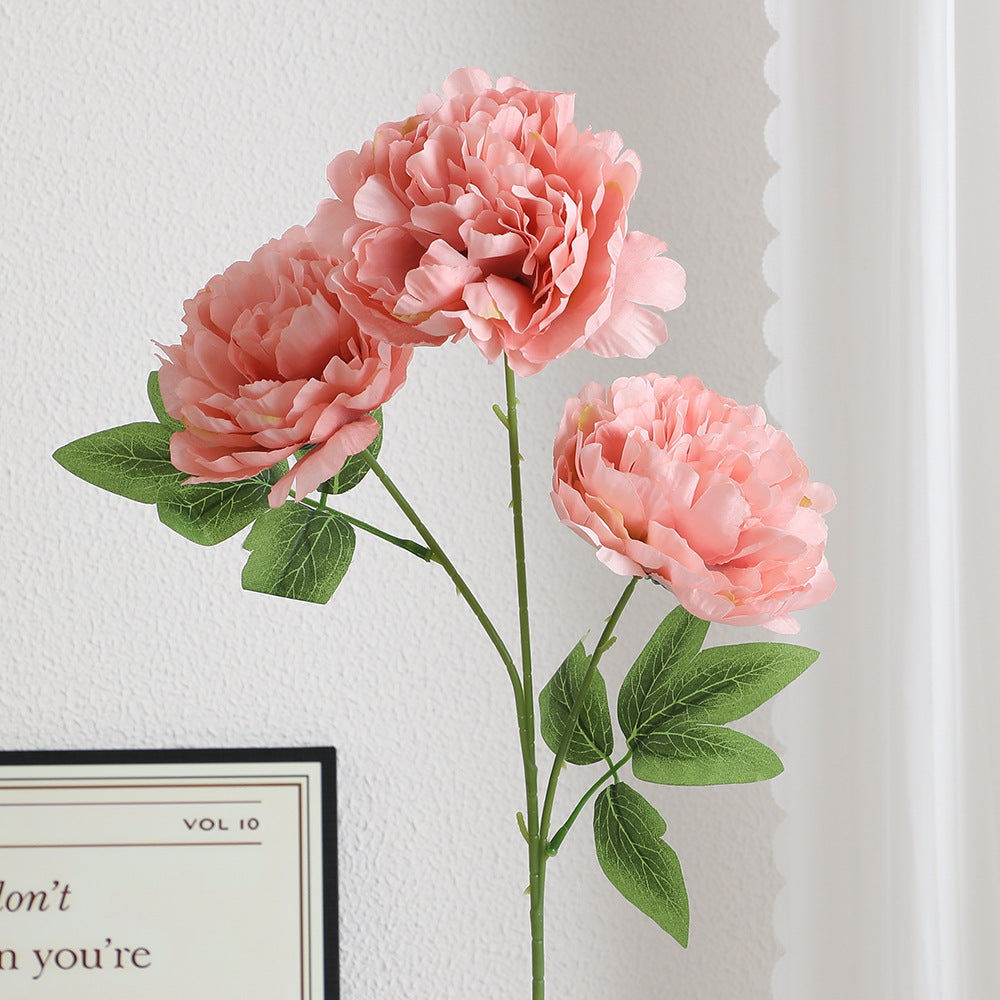 Elegant Artificial Peony Bouquet | High & Bury