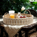 Elegant Braided Serving Basket | High & Bury