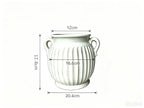 Elegant Ceramic Container with Patterns | High & Bury