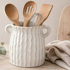 Elegant Ceramic Container with Patterns | High & Bury