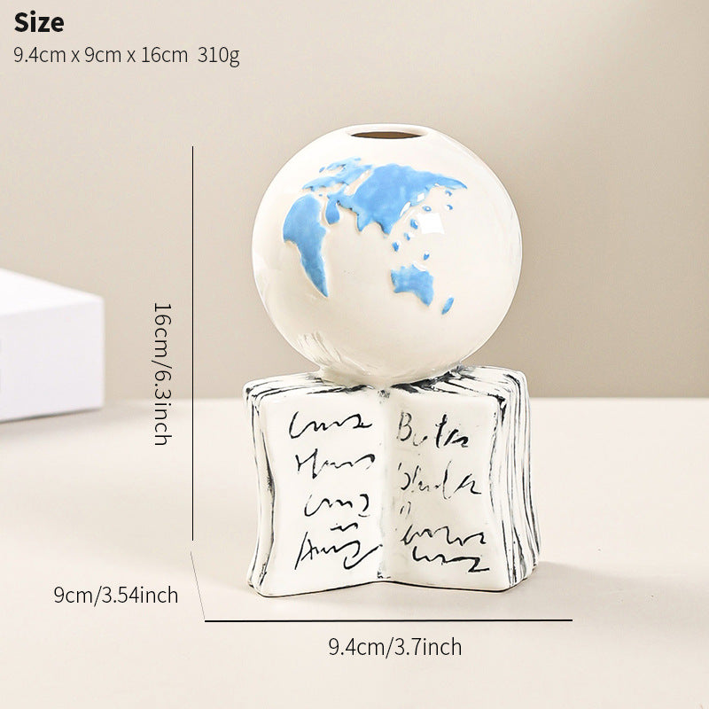 Elegant Ceramic Globe Bank | High & Bury
