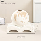 Elegant Ceramic Globe Bank | High & Bury
