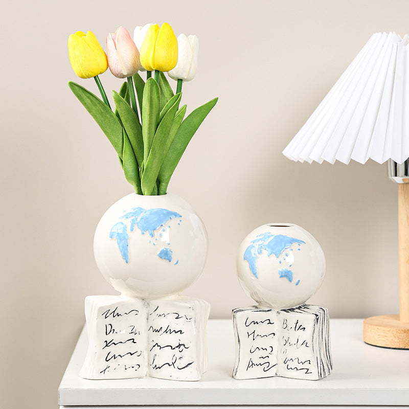 Elegant Ceramic Globe Bank | High & Bury