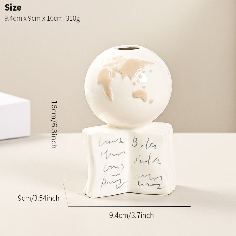 Elegant Ceramic Globe Bank | High & Bury