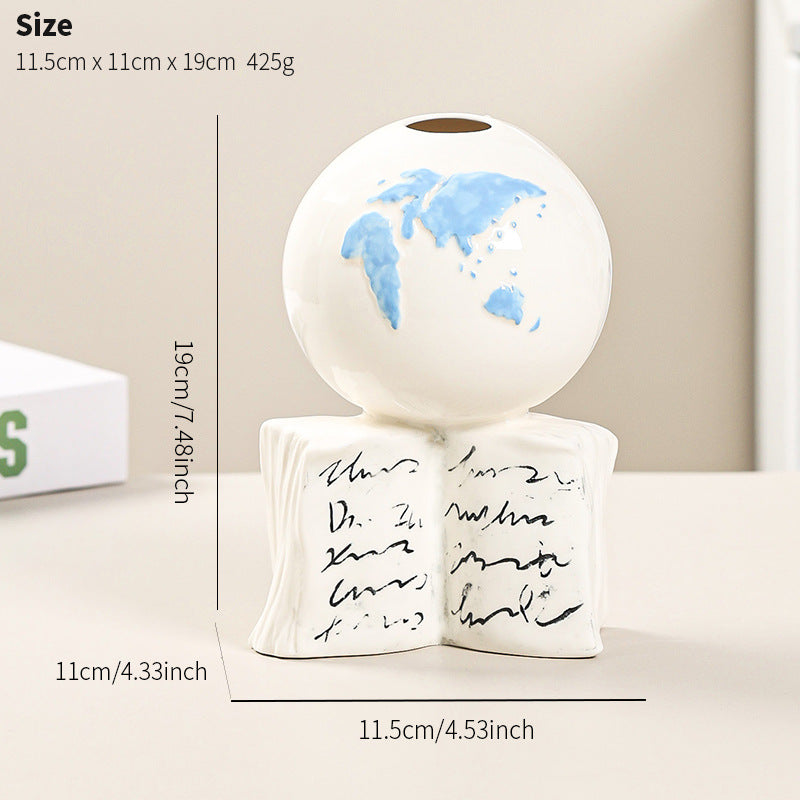 Elegant Ceramic Globe Bank | High & Bury