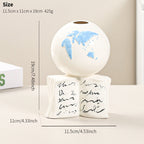 Elegant Ceramic Globe Bank | High & Bury