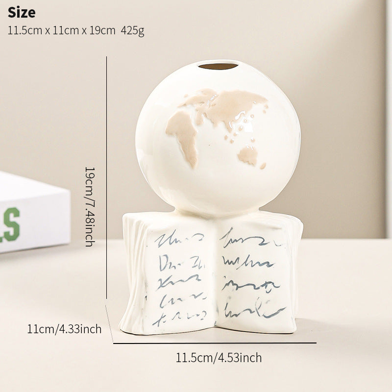 Elegant Ceramic Globe Bank | High & Bury