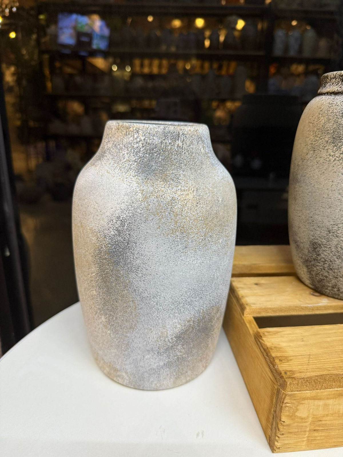 Elegant Ceramic Vase Antique White | High & Bury