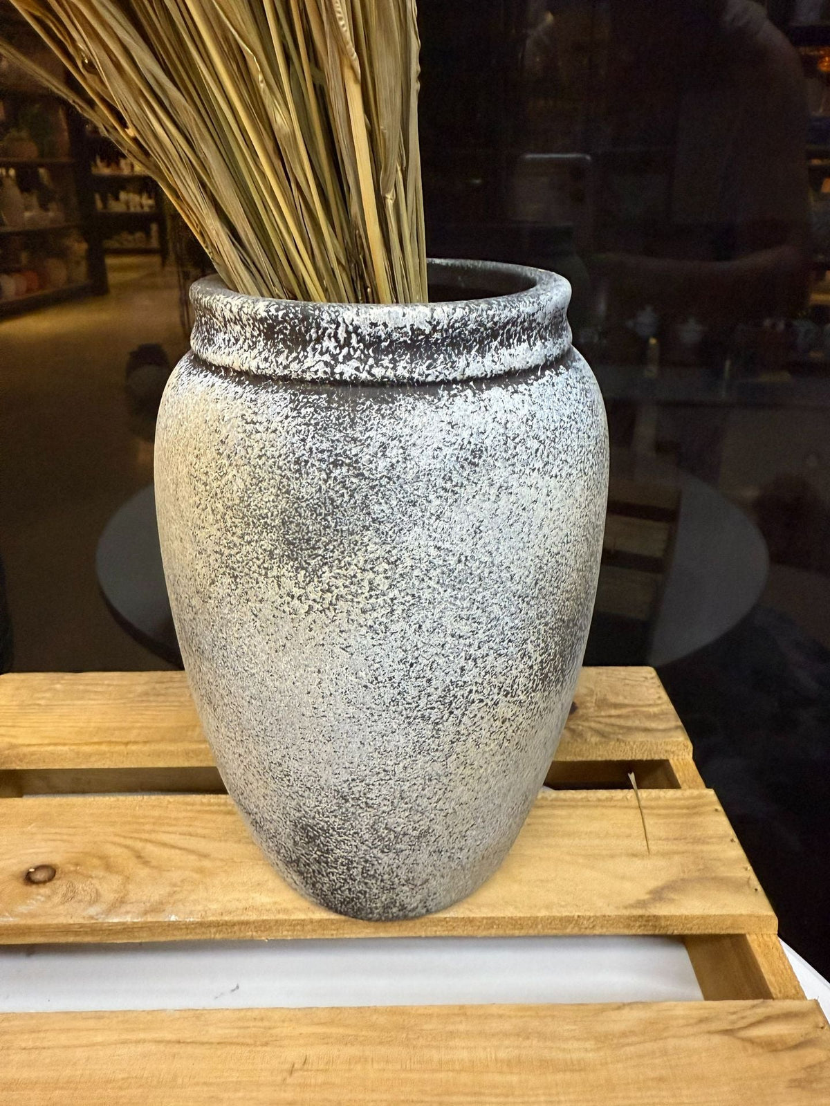 Elegant Ceramic Vase Antique White | High & Bury