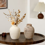 Elegant Ceramic Vase Black Gold | High & Bury