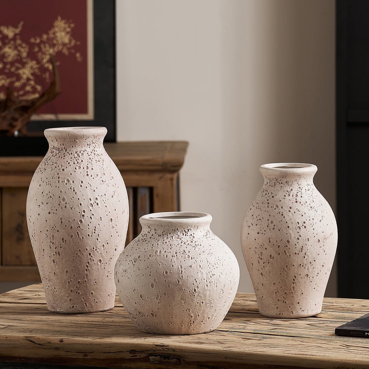Elegant Ceramic Vase Waterproof | High & Bury