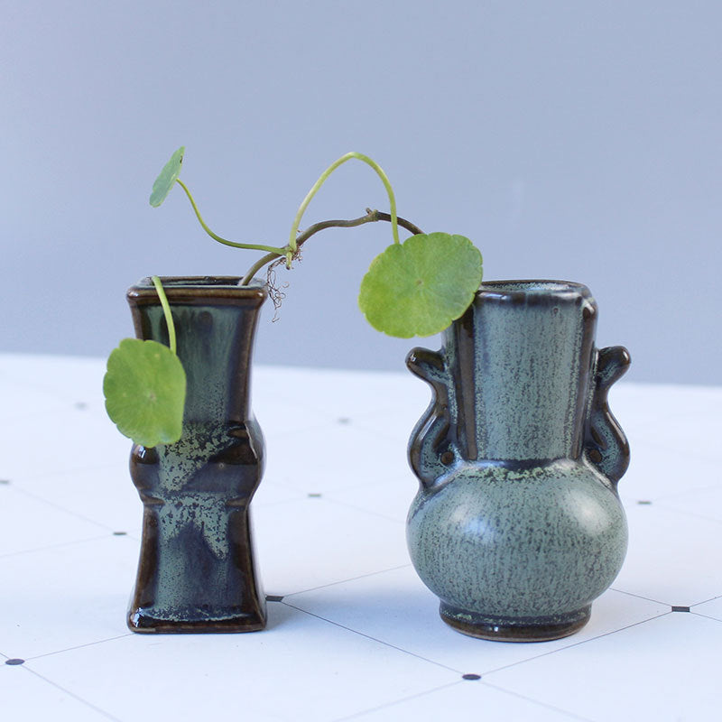 Elegant Ceramic Vase with Artistic Design | High & Bury