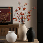 Elegant Ceramic Vase with Textured Design | High & Bury