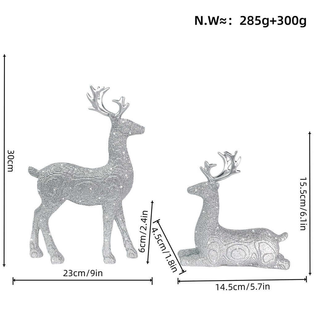 Elegant Christmas Decoration in the Form of Reindeer | High & Bury