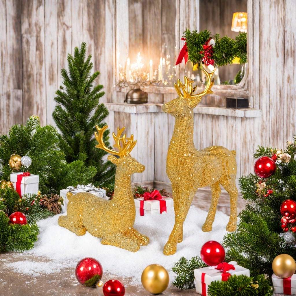 Elegant Christmas Decoration in the Form of Reindeer | High & Bury