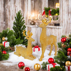 Elegant Christmas Decoration in the Form of Reindeer | High & Bury