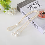 Elegant Curtain Tieback with Pearl Trim | High & Bury