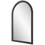 Elegant Curved Decorative Wall Mirror | High & Bury