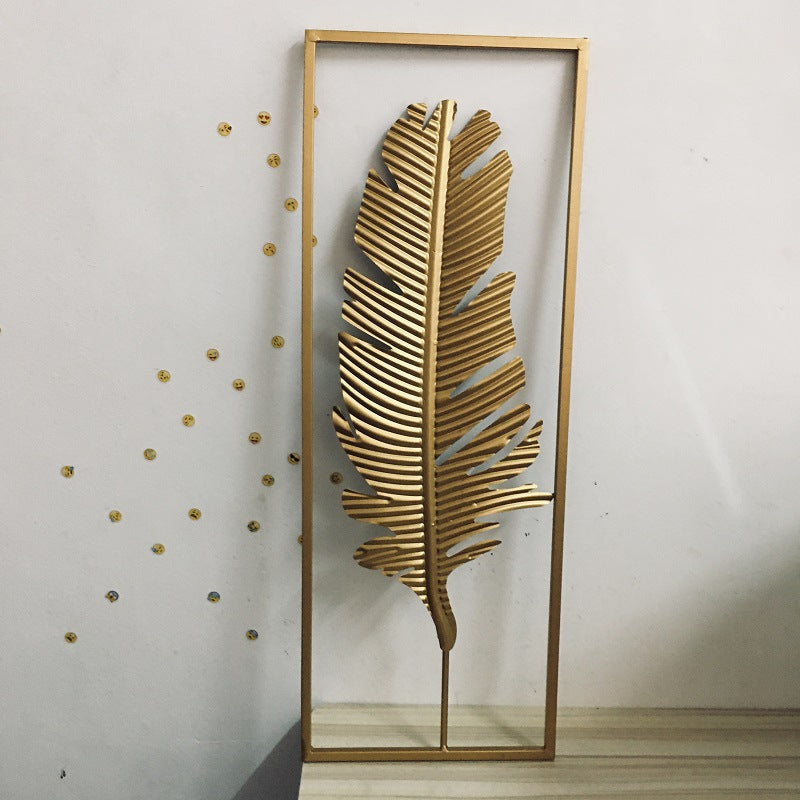 Elegant Decorative Feather Wall Art | High & Bury