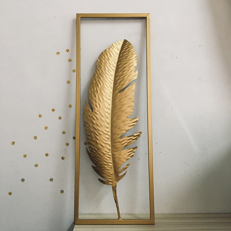 Elegant Decorative Feather Wall Art | High & Bury
