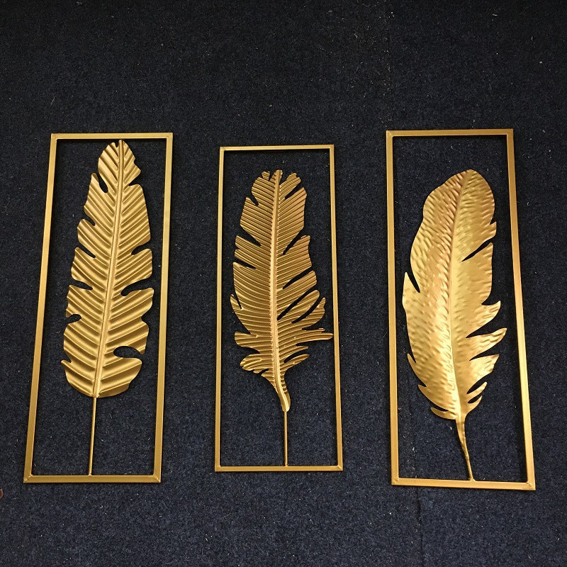 Elegant Decorative Feather Wall Art | High & Bury
