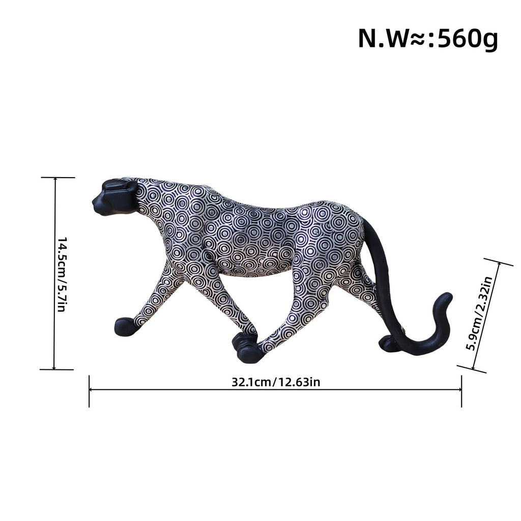 Elegant Decorative Figure of a Panther | High & Bury