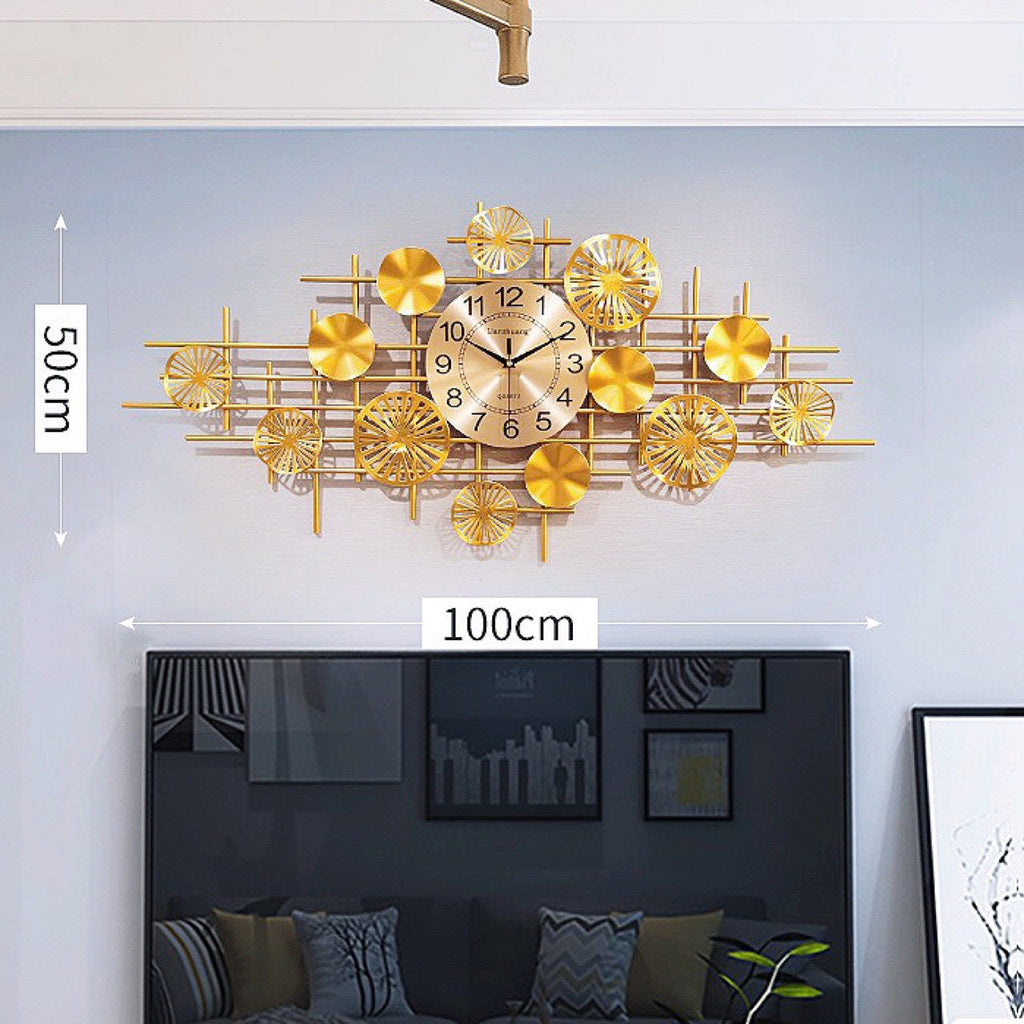 Elegant Decorative Wall Clock | High & Bury
