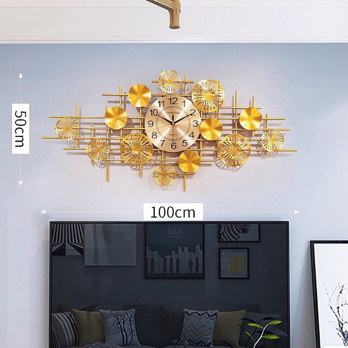 Elegant Decorative Wall Clock | High & Bury