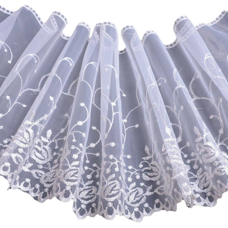 Elegant Embroidered Curtain | High & Bury