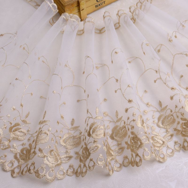 Elegant Embroidered Curtain | High & Bury