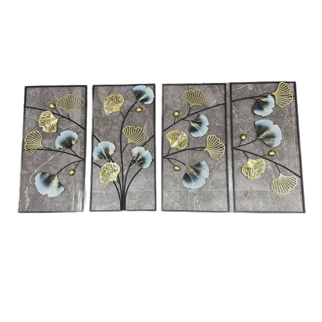 Elegant Floral Metal Wall Art Sculpture | High & Bury