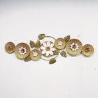 Elegant Floral Metal Wall Sculpture | High & Bury