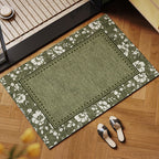 Elegant Floral Pattern Indoor Area Rug | High & Bury