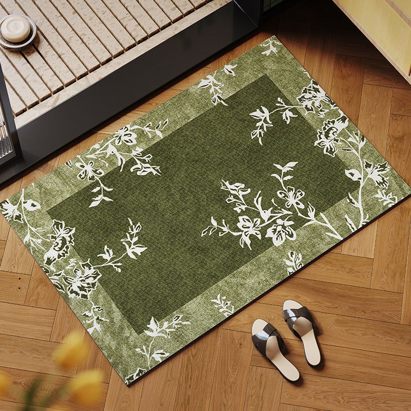 Elegant Floral Pattern Indoor Area Rug | High & Bury