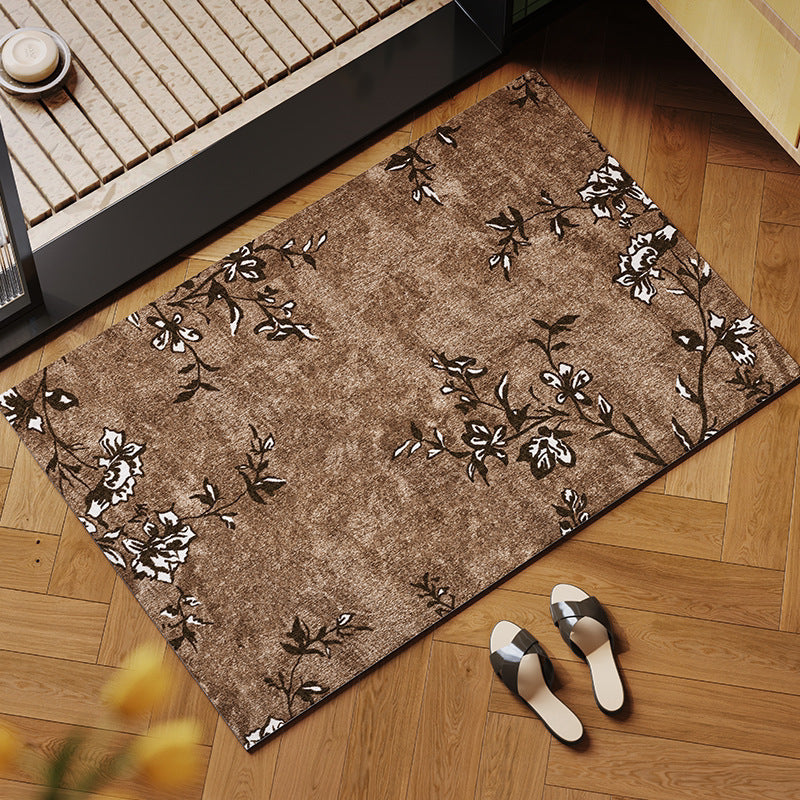 Elegant Floral Pattern Indoor Area Rug | High & Bury