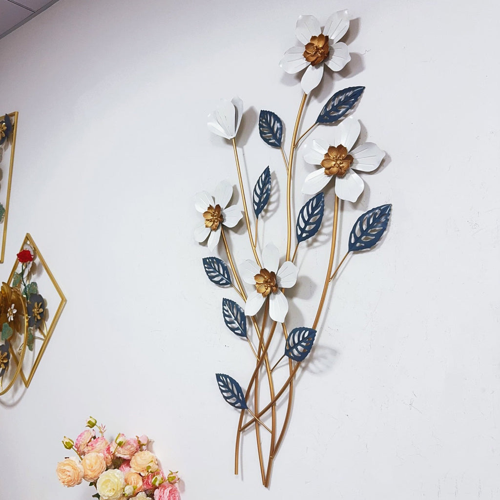 Elegant Floral Wall Sculpture | High & Bury