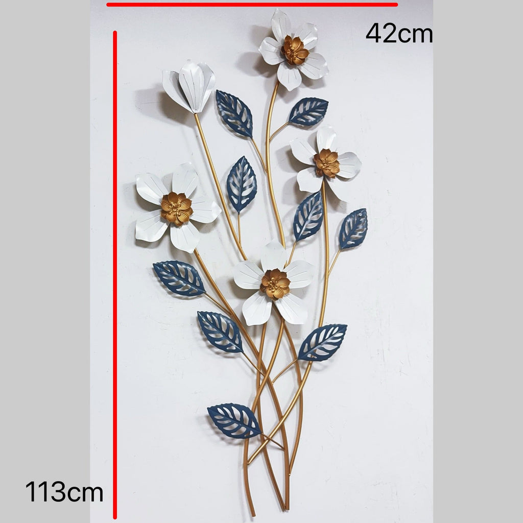 Elegant Floral Wall Sculpture | High & Bury