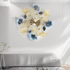 Elegant Ginkgo Leaf Decorative Wall Clock | High & Bury
