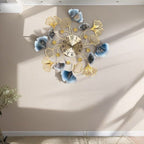 Elegant Ginkgo Leaf Decorative Wall Clock | High & Bury