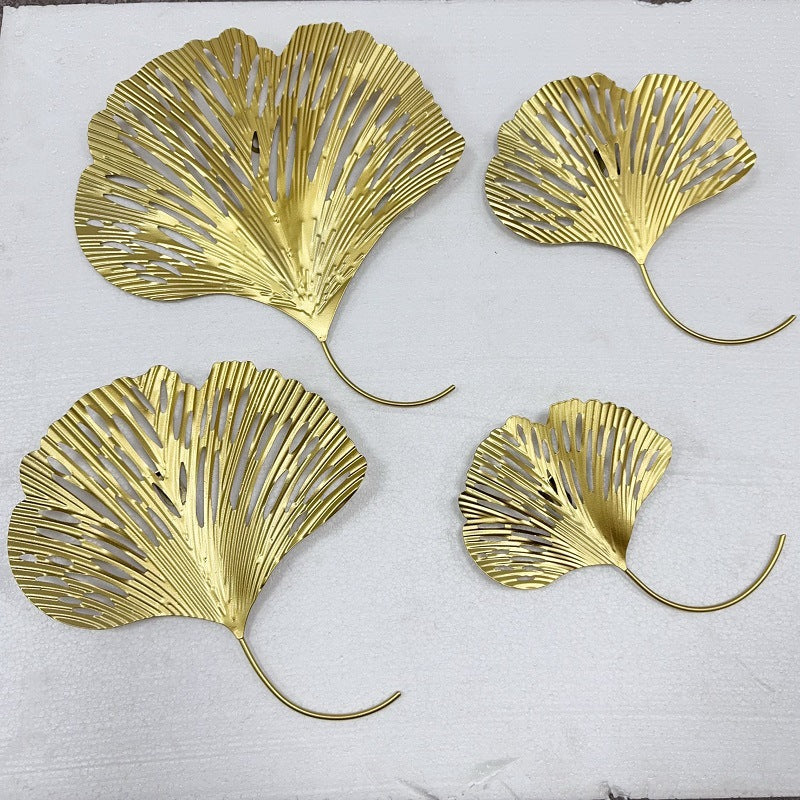 Elegant Ginkgo Leaf Wall Art Hooks | High & Bury