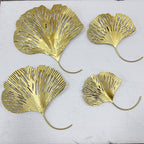 Elegant Ginkgo Leaf Wall Art Hooks | High & Bury