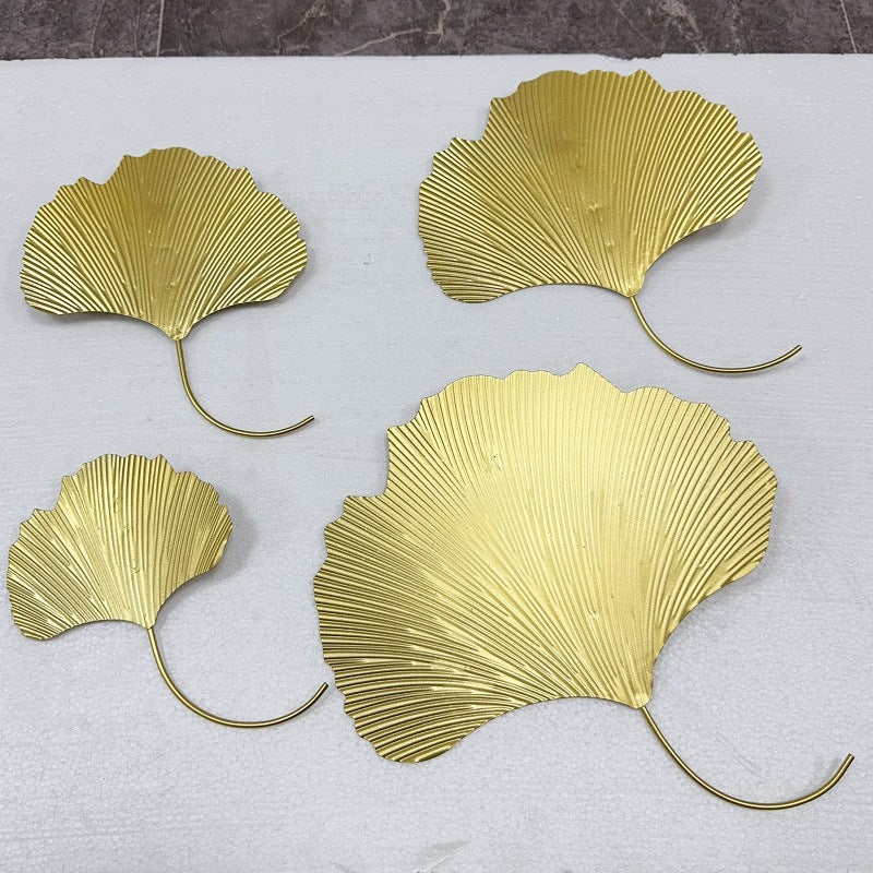 Elegant Ginkgo Leaf Wall Art Hooks | High & Bury