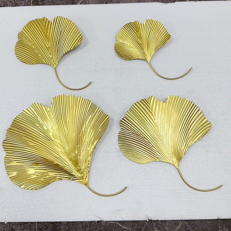 Elegant Ginkgo Leaf Wall Art Hooks | High & Bury