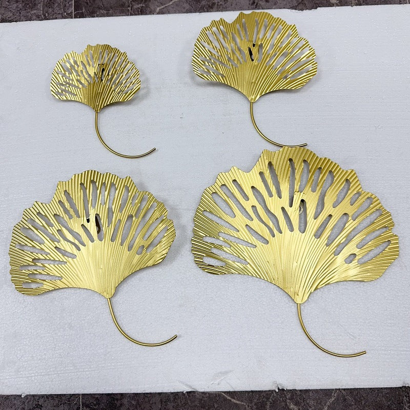 Elegant Ginkgo Leaf Wall Art Hooks | High & Bury