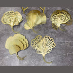 Elegant Ginkgo Leaf Wall Art Hooks | High & Bury